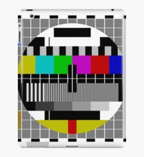 Test Pattern Logo iPad Case/Skin