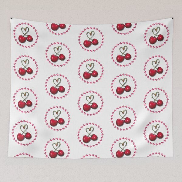 Item preview, vintage cherry pattern retro collection designed and sold by HdanRDesign.