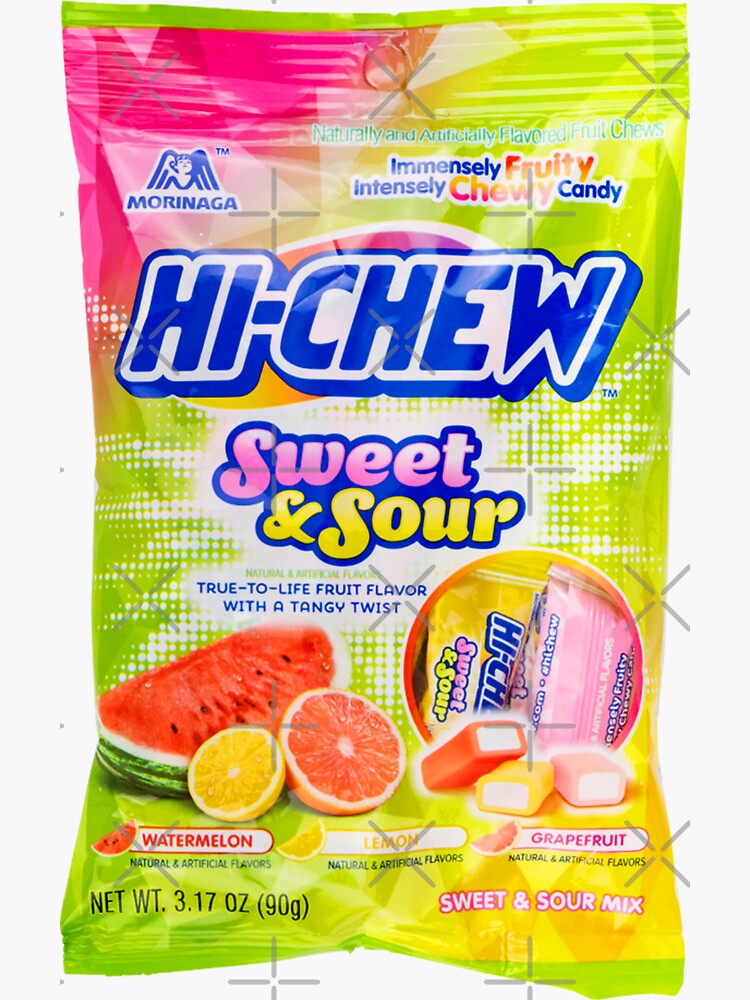 "Sweet and Sour Chews Candy" Sticker for Sale by BetterDaze Redbubble