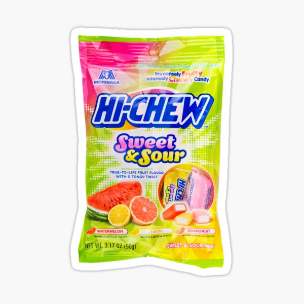 Sweet and Sour Chews Candy Sticker