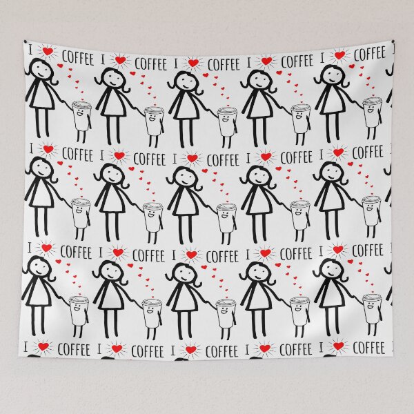 Item preview, Cute I Love Coffee Tees designed and sold by EthosWear.