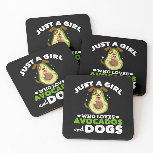 Item preview, Just A Girl Who Loves Avocados And Dogs designed and sold by nwaja-art.