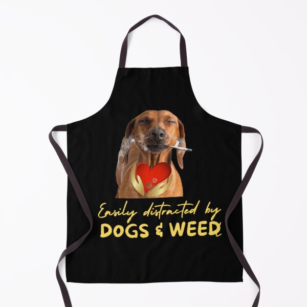 Item preview, Easily distracted by dogs and weed, funny quote 420 cannabis designed and sold by BestDesignbySof.