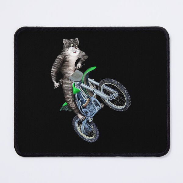 Item preview, CAT RIDING A DIRT BIKE - TRAILS BIKE CAT designed and sold by Danicus666.