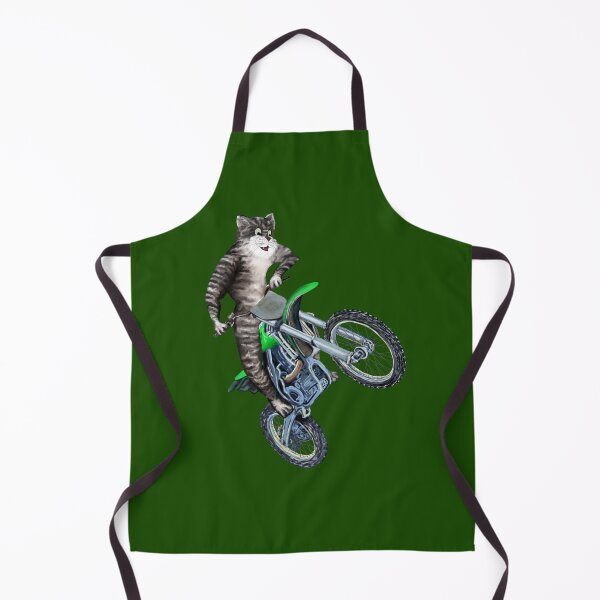 Item preview, CAT RIDING A DIRT BIKE - TRAILS BIKE CAT designed and sold by Danicus666.