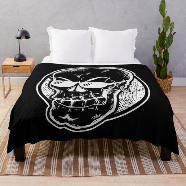 Item preview, Cool skull with sunglasses (black) designed and sold by DKdesigns27.
