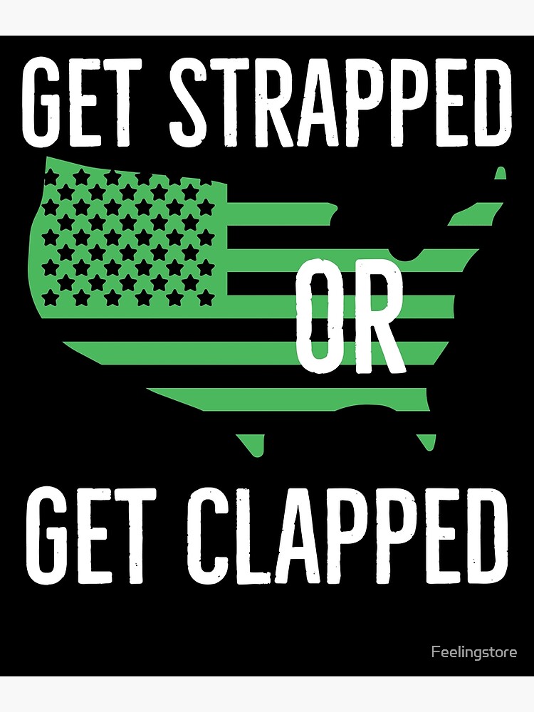  stay strapped 4th of july americain flag fourth of july 2022 canvas