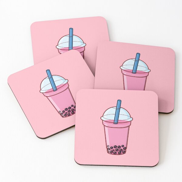 Item preview, Strawberry Bubble Tea designed and sold by Hixon House.