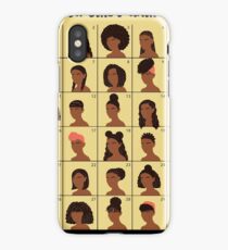 A Black Girls Hair Guide iPhone Case
