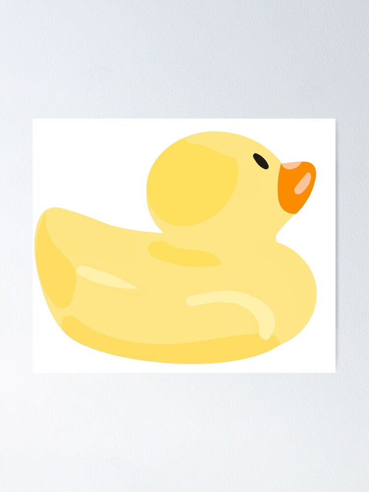 Classic Yellow Rubber Duck Graphic Poster for Sale by sugar-snaps