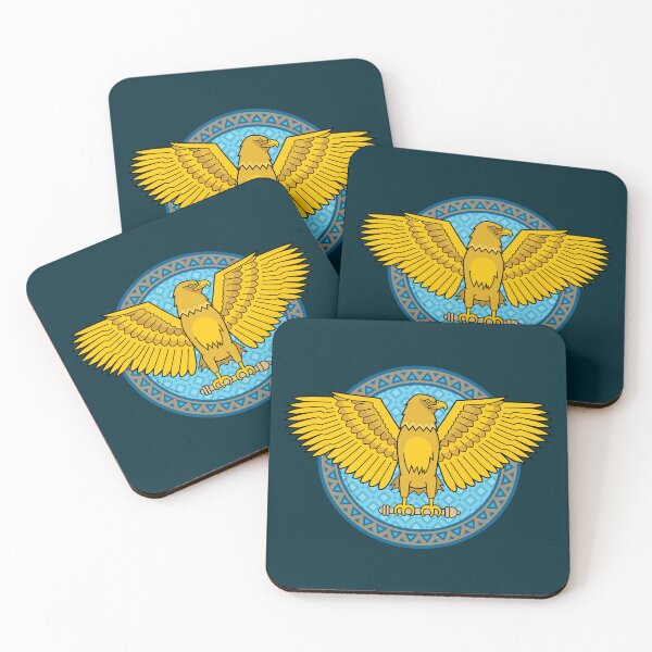 Item preview, Glorious Gold Eagle Shield designed and sold by Mindscaping.
