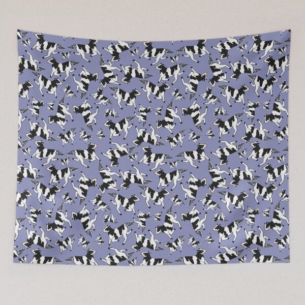 Item preview, Prancing Cows - Purple designed and sold by KBurnsArt.