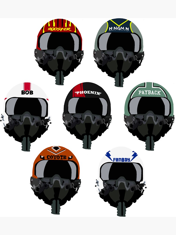 Top Gun Maverick Helmets Box Set