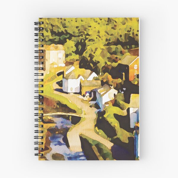 Item preview, Boscastle village in Cornwall England watercolour effect designed and sold by Gerald Waters.