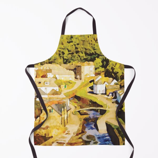 Item preview, Boscastle village in Cornwall England watercolour effect designed and sold by Gerald Waters.