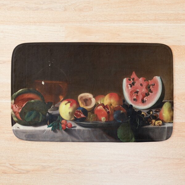 Item preview, Still Life with Fruit and Carafe | Pensionante del Saraceni | 1620 Renaissance Art designed and sold by CJET.