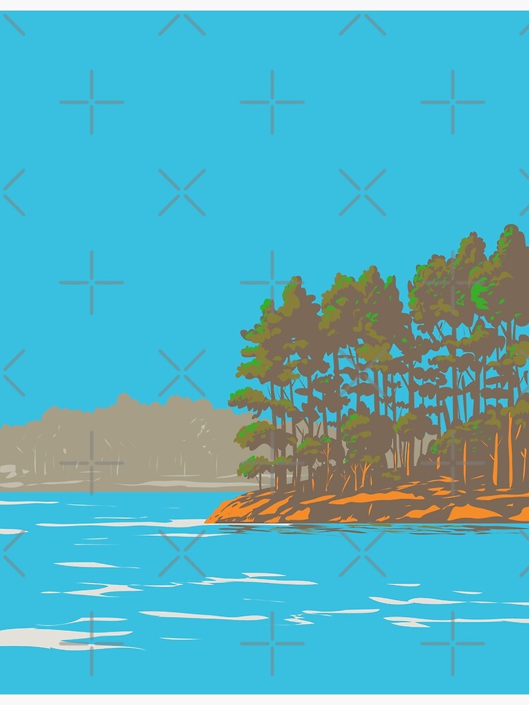 "Lake Catherine State Park" Poster for Sale by ErmlandLabeL Redbubble