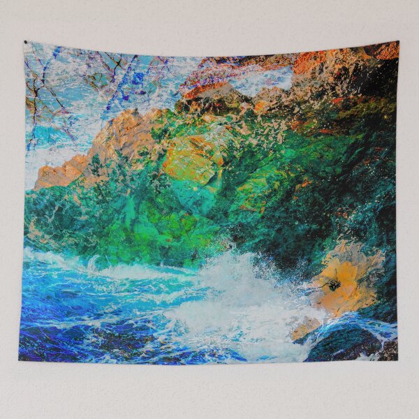 Item preview, The Restless and Stormy Sea designed and sold by EdwardMonet.