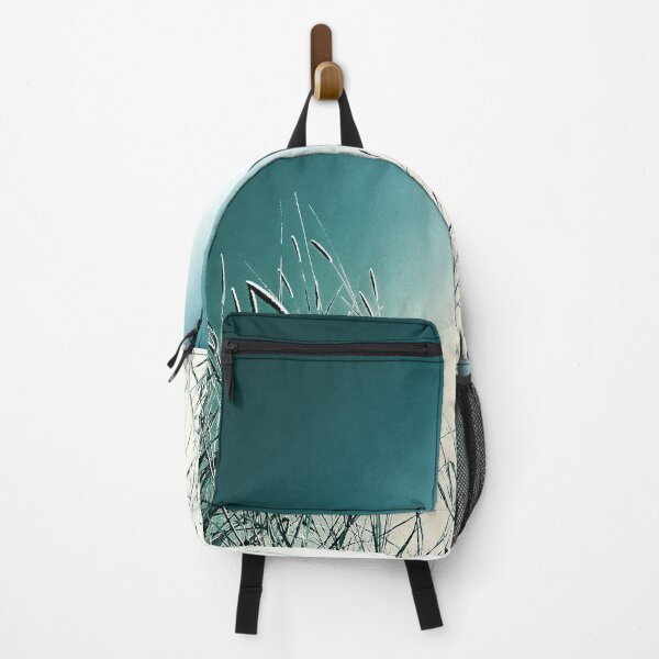 Item preview, Teal Ocean White Beach Sand Countryside Wild Grasses designed and sold by Beachy.