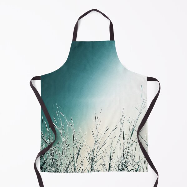 Item preview, Teal Ocean White Beach Sand Countryside Wild Grasses designed and sold by Beachy.