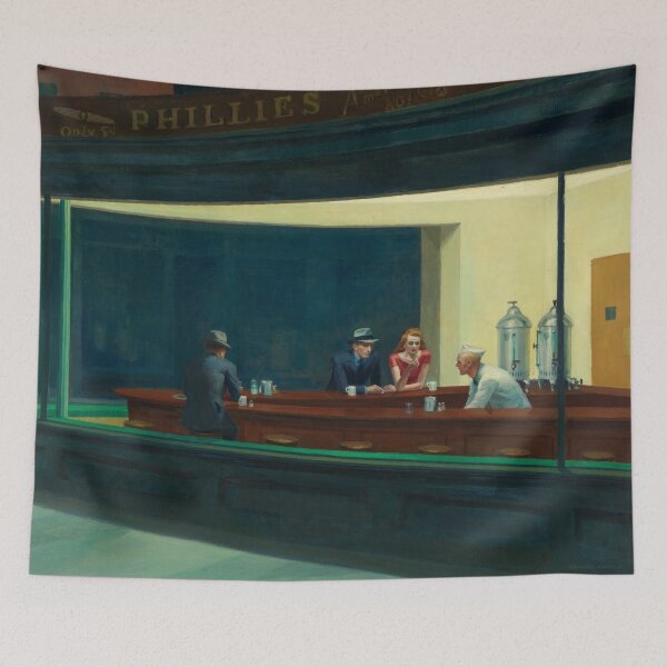 Item preview, Nighthawks (1942) - Edward Hopper designed and sold by SALON DES ARTS.