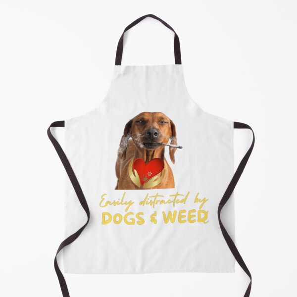 Item preview, Easily distracted by dogs and weed, funny quote 420 cannabis designed and sold by BestDesignbySof.
