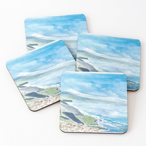 Item preview, View of Snow Covered Teide in Tenerife Canary Islands designed and sold by artshop77.