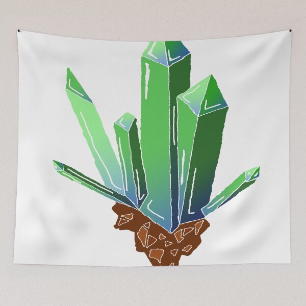 Item preview, green blue crystal designed and sold by lavenderMagpie.