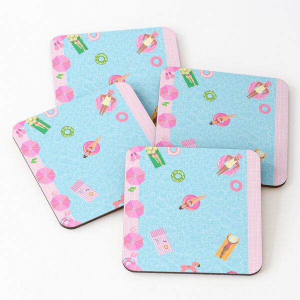 Item preview, Pink Pool Party Print designed and sold by sunbeamstudios.