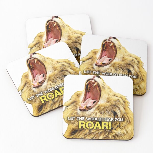 Item preview, Motivational Quote, Lion Roar, Let the World hear you Roar! designed and sold by hiunlimit.