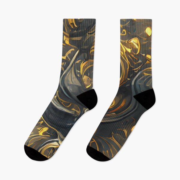 Item preview, Black and Golden Swirls designed and sold by ~.