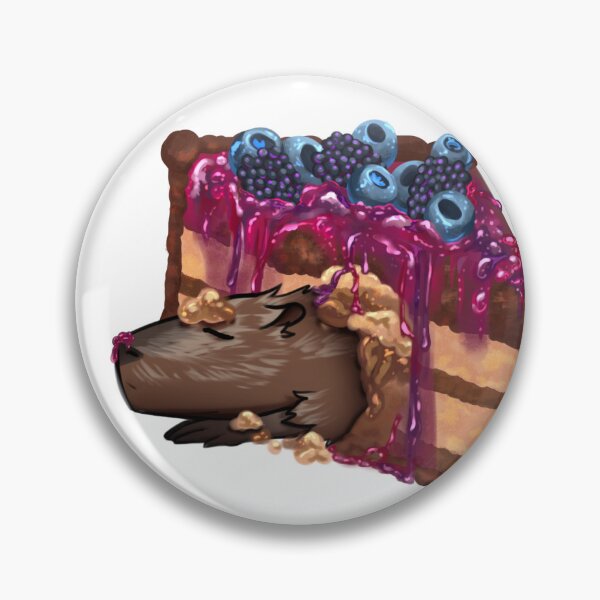 Item preview, capybara in cake slice designed and sold by Demakusan.