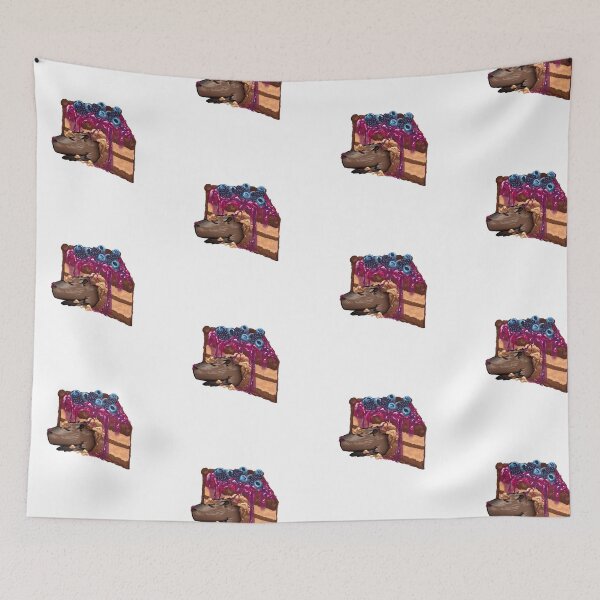 Item preview, capybara in cake slice designed and sold by Demakusan.
