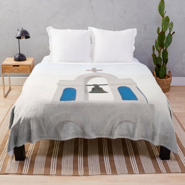 Item preview, White Blue Bell Tower in Oia Santorini #1 #wall #art designed and sold by Anita's & Bella's Art.