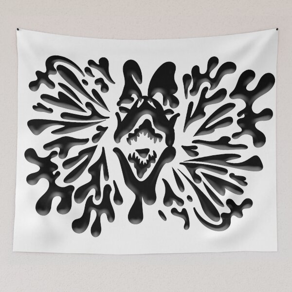 Item preview, Dilophosaurus Ink Blot designed and sold by Redneck-Stupid.