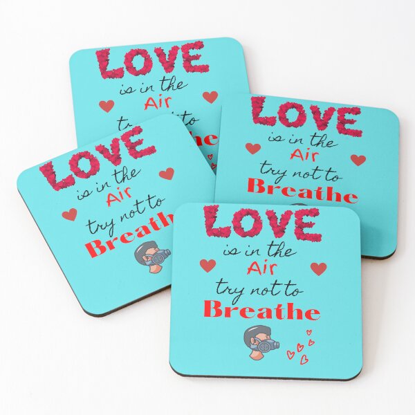 Item preview, Love is in the Air try not to breathe  designed and sold by KoopTroop ⭐⭐⭐⭐⭐.