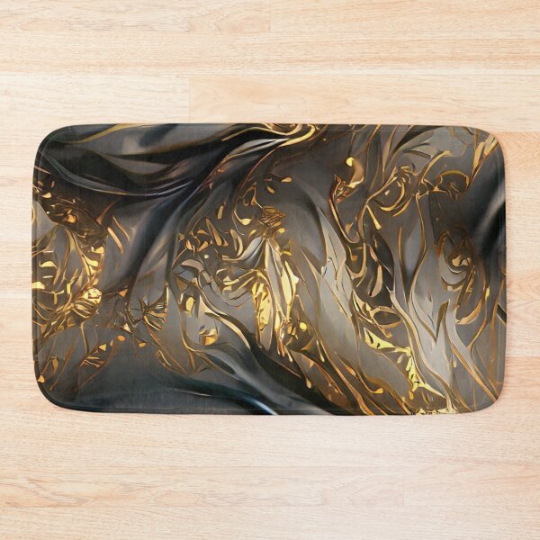 Item preview, Black and Golden Swirls II designed and sold by ~.
