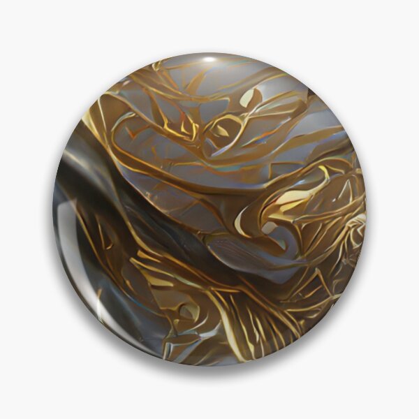 Item preview, Black and Golden Swirls III designed and sold by ~.