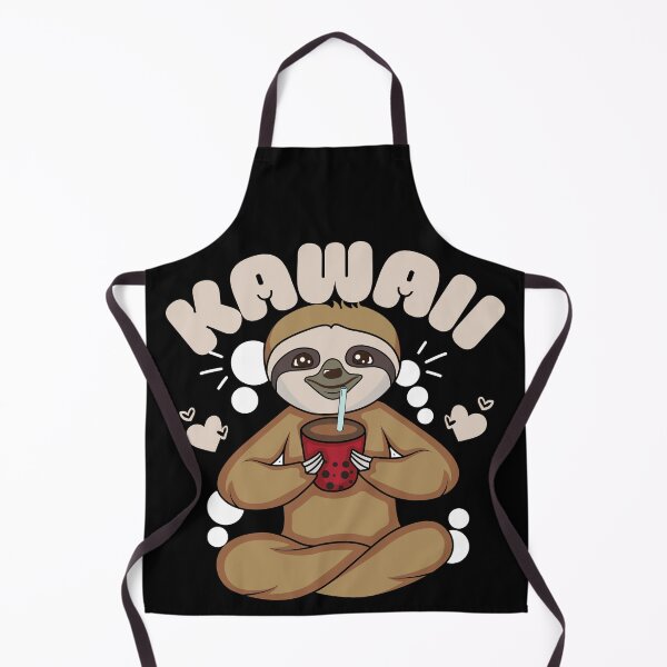 Item preview, Kawaii Sloth Drinking Boba designed and sold by FurioInc.