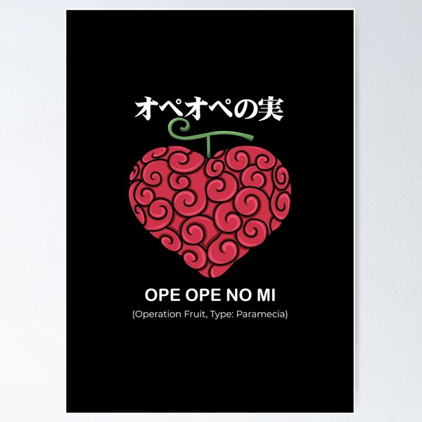 PACK of 4 Ope Ope No Mi | Poster