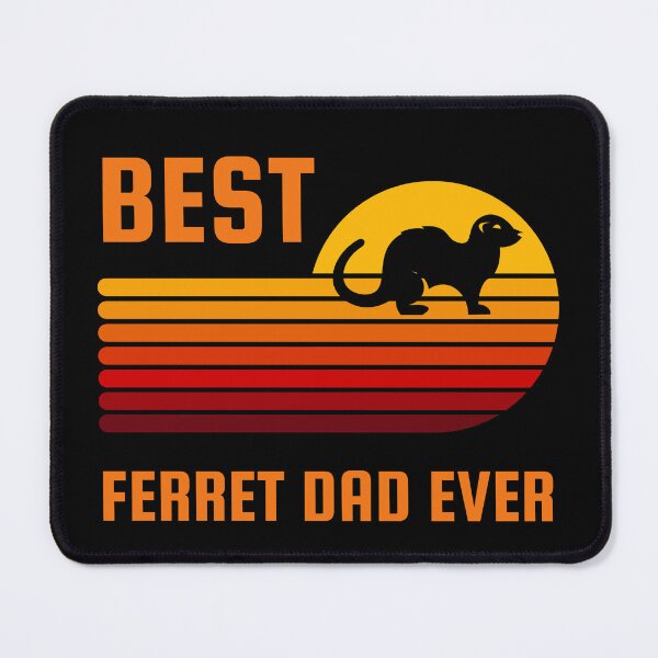 Item preview, Retro Sunset Vintage Best Ferret Dad Ever designed and sold by Alieso.