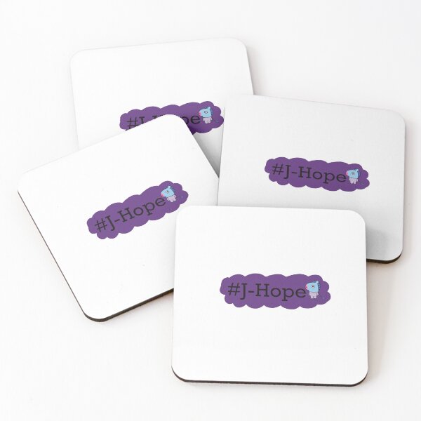 Item preview, BTS J-Hope name sticker designed and sold by plainlaige.