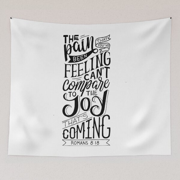 Item preview, graphic of romans 8:18 designed and sold by Jercole.
