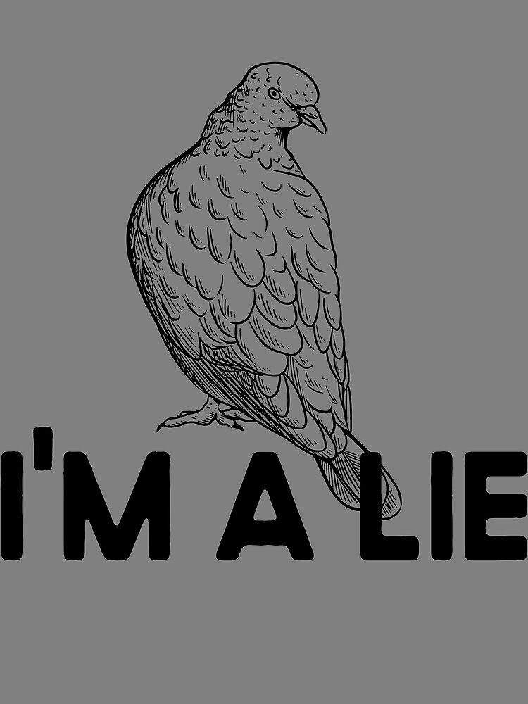 Thumbnail 3 von 3, Tuch, I'm A Lie Conspiracy Theory Drones Birds Aren't Real Gear designt und verkauft von DynamicDesign.