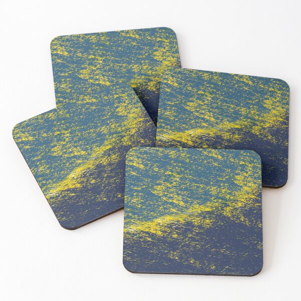Item preview, Two tone blue with yellow specks designed and sold by headtrackerart.