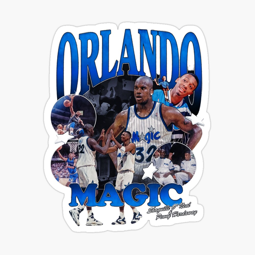 Penny Hardaway Orlando Jersey Qiangy - Penny Hardaway - Magnet