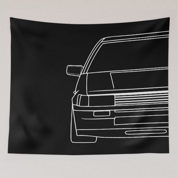 Item preview, Toyota Corolla AE86 white lines designed and sold by EdimDesign.