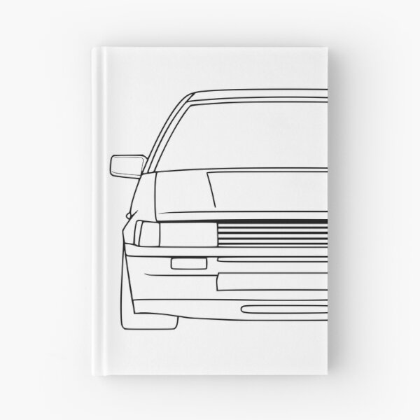 Item preview, Toyota Corolla AE86 black lines designed and sold by EdimDesign.