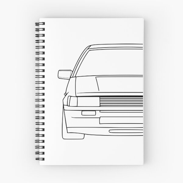 Item preview, Toyota Corolla AE86 black lines designed and sold by EdimDesign.