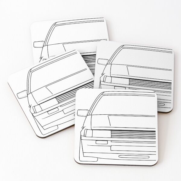 Item preview, Toyota Corolla AE86 black lines designed and sold by EdimDesign.